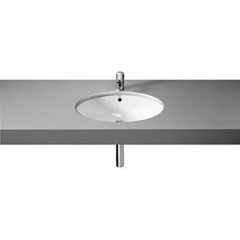 Roca A322307000 Lavabo Porcelana 510x395x180mm, Encimera o Bajo Encimera, Neo Selene, Blanco