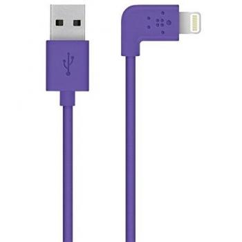Belkin MIXIT↑ - Cable de Lightning a USB con conector de 90°, compatible con iPhone 8/8+ y iPhone X