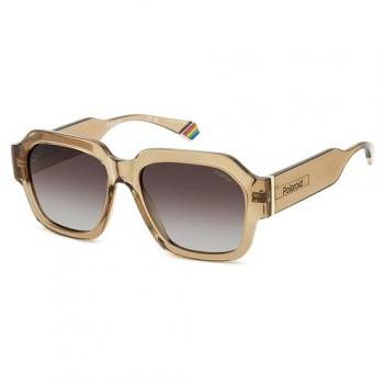 Polaroid Unisex Polarized Beige Havana Sunglasses PLD 6212 54MM Brown Shaded