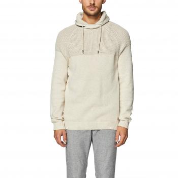 Esprit 118ee2i002, suéter para Hombre, Blanco
