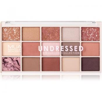 MUA Makeup Academy Professional 15 Shade Palette Eyeshadow Palette Shade Undressed 12 g