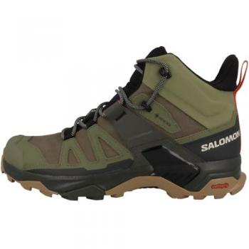 Salomon X Ultra 4 Mid GORE-TEX Men's Hiking Boots Deep Lichen Green/Peat/Kelp