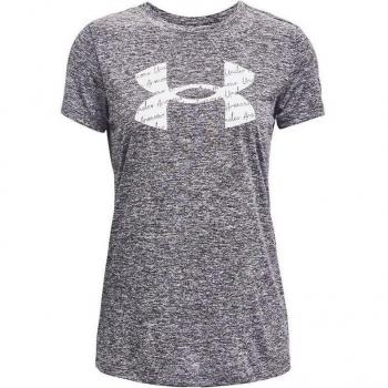 Camiseta de Manga Corta Mujer Under Armour Tech Twist Gris