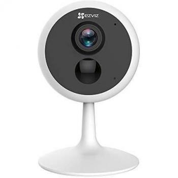 EZVIZ C1C PIR cámara de vigilancia interior WiFi, cámara IP WiFi 1080P compatible con Alexa, detección de movimiento PIR, optima visión nocturna, audio bidireccional para bebés , Adultos , animales