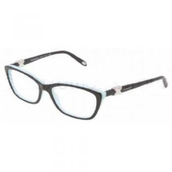 Tiffany Women's Designer Eyeglasses TF2074 8055 in Black/Blue Colorway