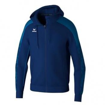 Erima Evo Star Unisex Training Jacket with Hood Blue Size L