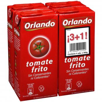Orlando - Tomate Frito Clásico Brik - 4 x 350 g