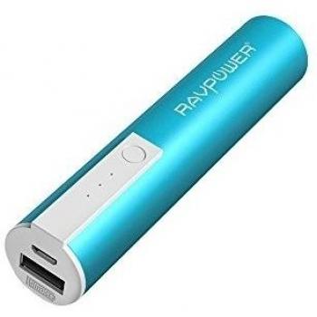 Power Bank RAVPower 3350mAh, Cargador portátil iSmart con 5V/1A Bateria Externa para Samsung, iPhone, Smartphone - Azul