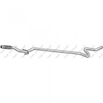 Tubo de escape BOSAL 952-143 para CITROËN C2 y PEUGEOT 1007 (3/5 puertas)