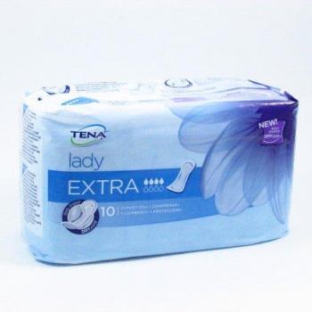 TENA LADY DISCREET COMPRESAS EXTRA 10 UNIDADES