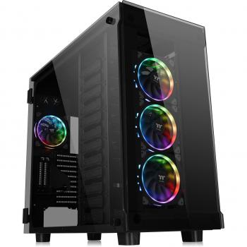Thermaltake View 91 - Torre de Cristal Templado, edición RGB, Color Negro
