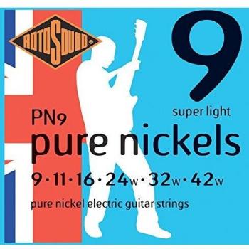 Rotosound PN9 Pure Nickel Electric Guitar Strings Set (9-42)