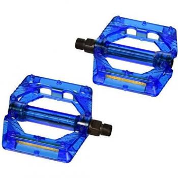 XLC 2501813607 Pedal de Plataforma PD-M16, Unisex, Azul-Azul Transparente
