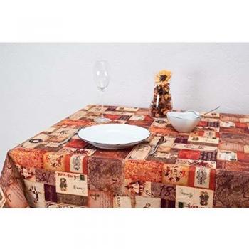 Boheme Mantel Navidad ADVIENTO Allover, 100% Algodón, Beige, 160 x 250