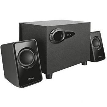Trust Avora 2.1 PC and Laptop Speaker Set with Subwoofer, USB Powered, 18W - Black