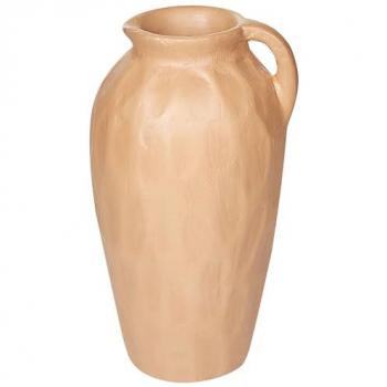 Vaso Decorativo de Terracota Naranja Hecho a Mano 47 cm Taiping