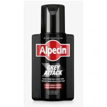 Alpecin Grey Attack Caffeine Shampoo for Men - 200ml Anti-Greying and Hair Loss Formula