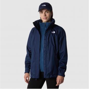 Chaqueta de mujer The North Face EVOLVE II TRICLIMATE DryVent azul claro y azul oscuro - XS