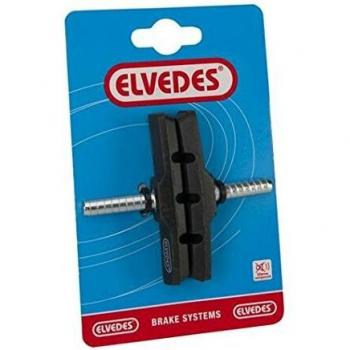 Klocki de freno Elvedes Cantilever 72 mm, negros, paquete de 2 piezas