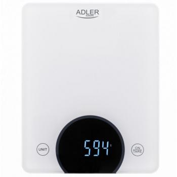 Báscula de Cocina Adler AD 3173w Blanco 10 kg