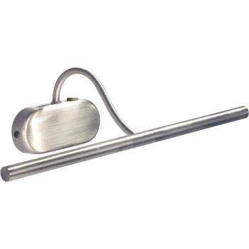 Lámpara para cuadros litográfica de cromo satinado de 2 luces DAR LIGHTING Dar litho - Luz de cuadro de bajo voltaje Cromo satinado