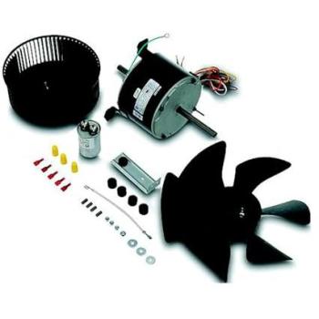 Dometic Brisk Air Motor Kit with Bracket, Fan Blade, and Capacitor - Black
