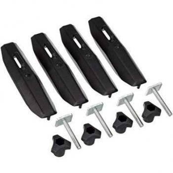 Thule 697400 - Adaptador (tuerca corredera 20 x 20 mm) para portaequipajes Thule para fijar la caja del techo directamente en la ranura T