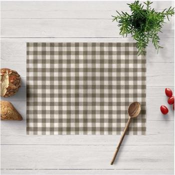 Pack 2 unidades mantel individual Tejido 65% algodón orgánico - 35% poliéster resinado antimanchas (tacto no plastificado), 300 grs. Modelo: Cuadros