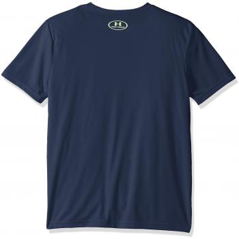 Under Armour Vertical Box tee Camiseta, Niños, Azul