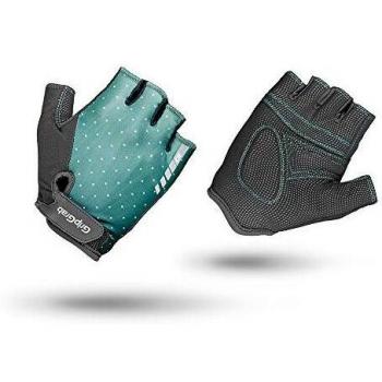 GripGrab Rouleur - Guantes Cortos de Ciclismo para Mujer, Color Verde, XS