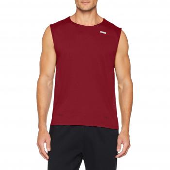 Nike Rise 365 Camiseta sin Mangas XL Sin Mangas Cuello Redondo Algodón, Poliéster Rojo - Camisas y Camisetas