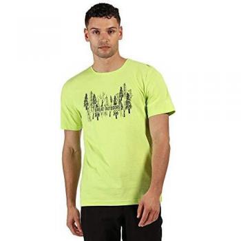 Regatta Mens Breezed Cotton Casual Graphic T Shirt
