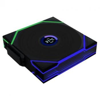 Ventilador Lian Li UNI FAN TL 120mm Wireless LCD ARGB PWM Negro