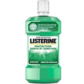 Listerine Colutorio Antibacteriano Protección Dientes y Encías Menta Fresca 250 ml