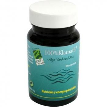 100% Natural Alga Klamath AFA (Aphanizomenon flos-aquae) 90 Comprimidos