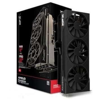 Tarjeta Gráfica XFX Swift AMD Radeon RX 9070 XT Gaming Triple Ventilador 16GB GDDR6