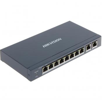 Switch PoE Hikvision DS-3E0310P-E/M 8 Puertos Fast Ethernet No Gestionado