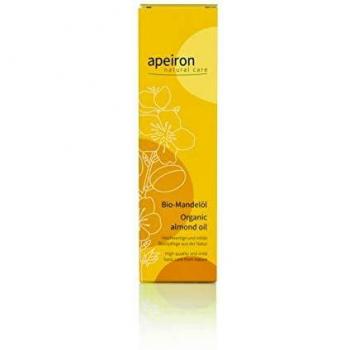 Apeiron Organic Almond Oil - 75 ml, Cold-Pressed, Natural Skin Care