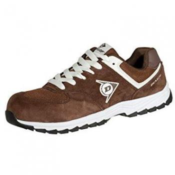 Zapato de Seguridad DUNLOP Flying Arrow Marrón S3 HRO SRC con Puntera de Fibra de Vidrio y Plantilla Antiperforación Textil