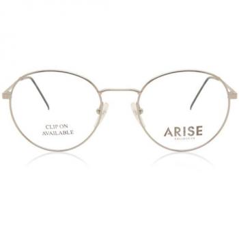 Round Montura Completa Metálica Grises Gafas Recetadas para Hombre - Gafas Anti-Azules - Arise Collective