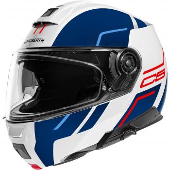 Schuberth Casco Modular C5 Master Azul - Talla 53, diseño modular, color azul, certificado ECE R22.05, sistema de ventilación optimizado, pantalla anti-rayaduras y anti-vaho, acolchado interior desmont