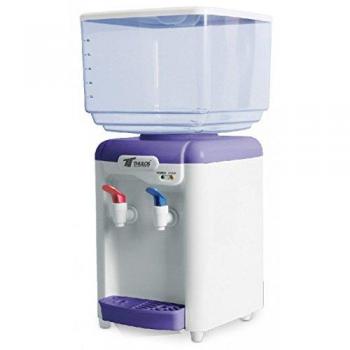 Dispensador de agua de 7 litros con dos grifos frió y caliente en Rebaja