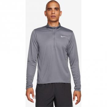 Nike camiseta de manga larga Pacer 1/2 Zip Dri-FIT para hombre en color gris (M)