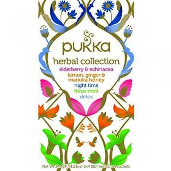 Pukka Herbal Collection Infusiones Variadas - 20 Sobres Filtros