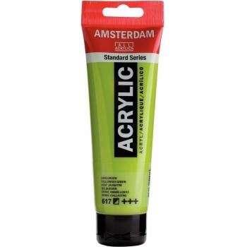 Acrílico 120 ml Amsterdam Verde Amarillento 617