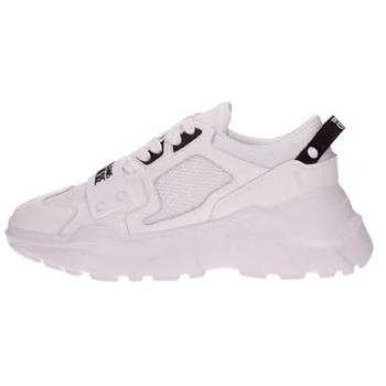 Versace Jeans Couture Male Sleek Sneakers, White, Size: 9 US (IT 34-50 2/3), High-Quality Materials, Enhanced Comfort Features