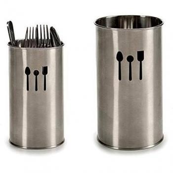 TU TENDENCIA ÚNICA Cubertero de Acero Inoxidable Perforado. Escurrecubiertos. Soporte para Cubiertos