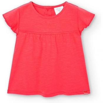 Camiseta de bebé niña Boboli 100% algodón manga corta cierre trasero
