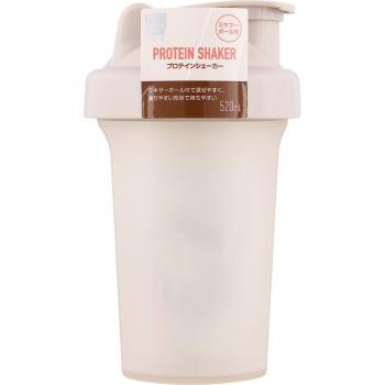 LAB Protein Shaker Bottle 520ml with Locking Mechanism and Tongue Cleaner