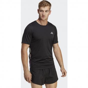 Camiseta de hombre Run Icons 3 bandas adidas